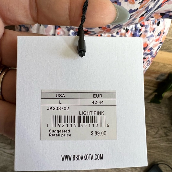 BB Dakota Floral Dress Size L. NWT - Picture 3 of 7